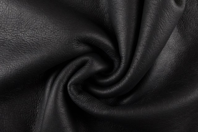 Montone double face shearling nappato pelo corto ricciolino nero